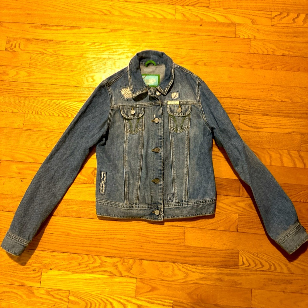 Kids Large blue Hollister Jean Jacket.